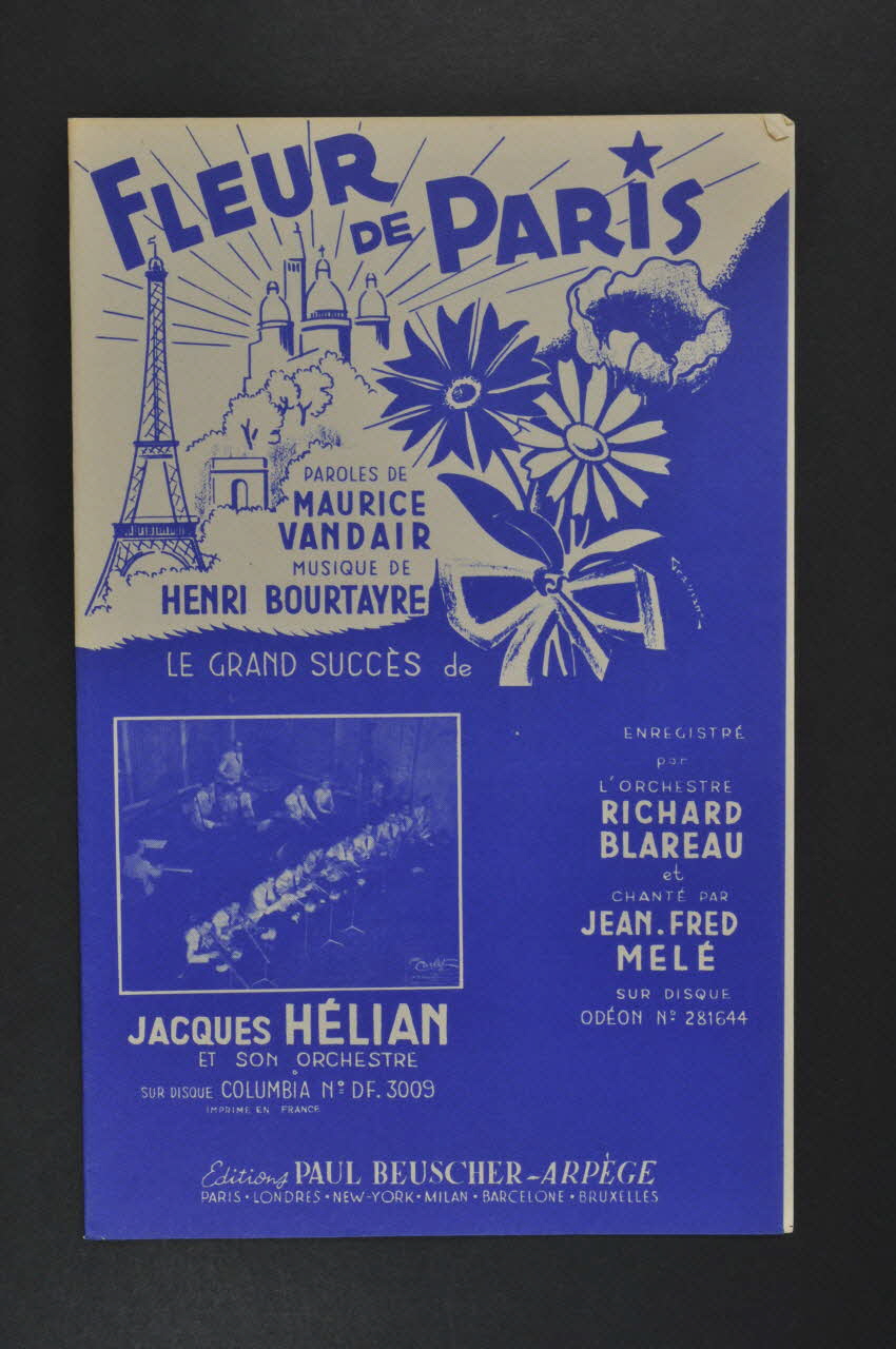 chanson petit format 1969.88.86 Photo Mucem