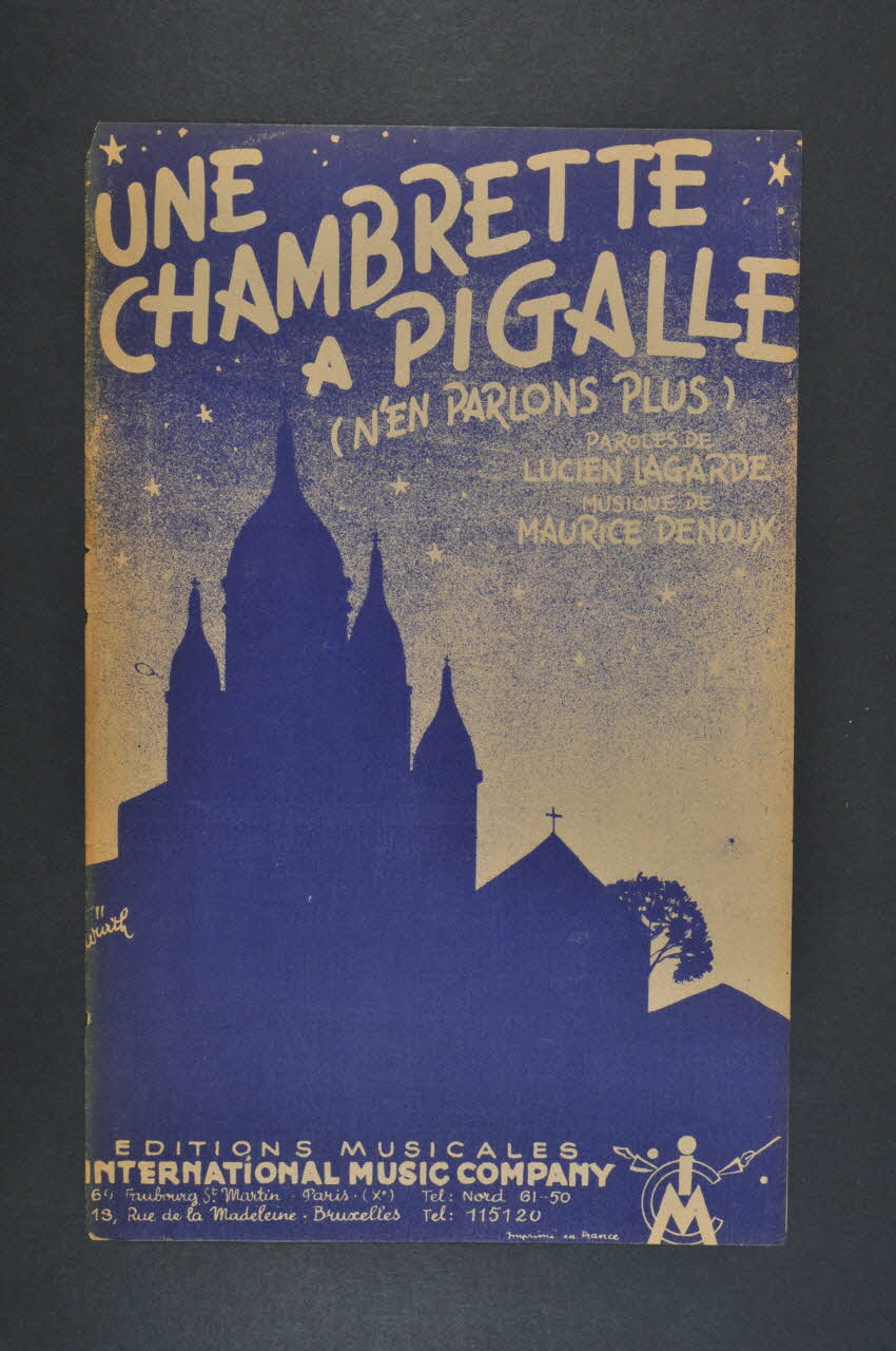 partition de musique petit format 1969.88.867 Photo Mucem