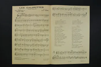 René Rouzaud ; Jack Ledru ; Maurice Pon ; Lina Margy ; Annie Cordy ; Tohama ; Mireille Lacoste ; Lisette Jambel ; Paul Beuscher, Editions chanson petit format 1951 1969.88.87 Photo Mucem