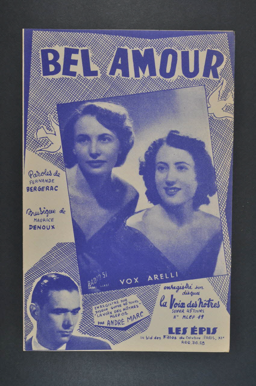 partition de musique petit format 1969.88.877 Photo Mucem