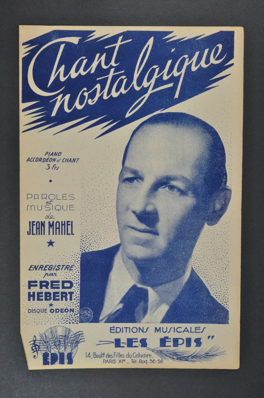 partition de musique petit format 1969.88.890 Photo Mucem