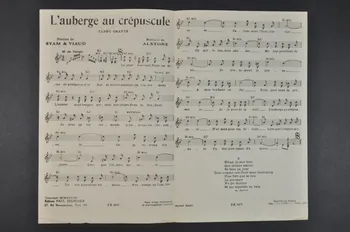 partition de musique petit format 1969.88.9 Photo Mucem