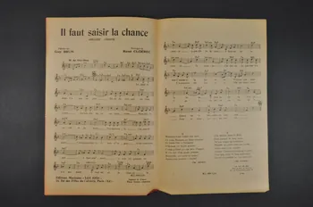 partition de musique petit format 1969.88.906 Photo Mucem