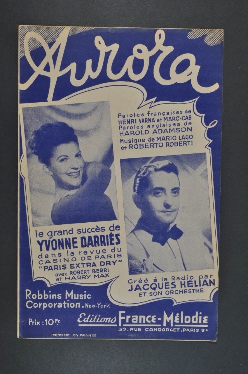 partition de musique petit format 1969.88.957 Photo Mucem