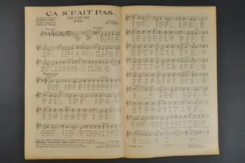 partition de musique petit format 1969.88.961  Photo Mucem