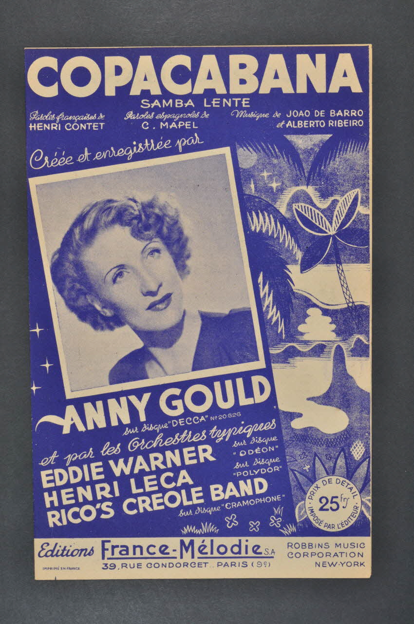 chanson petit format 1969.88.965 Photo Mucem