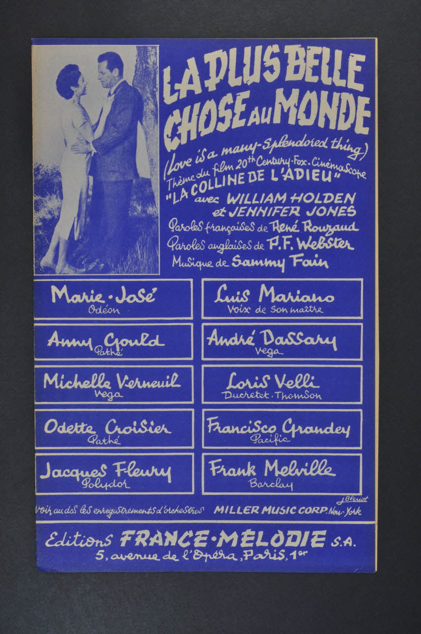 chanson petit format 1969.88.971 Photo Mucem