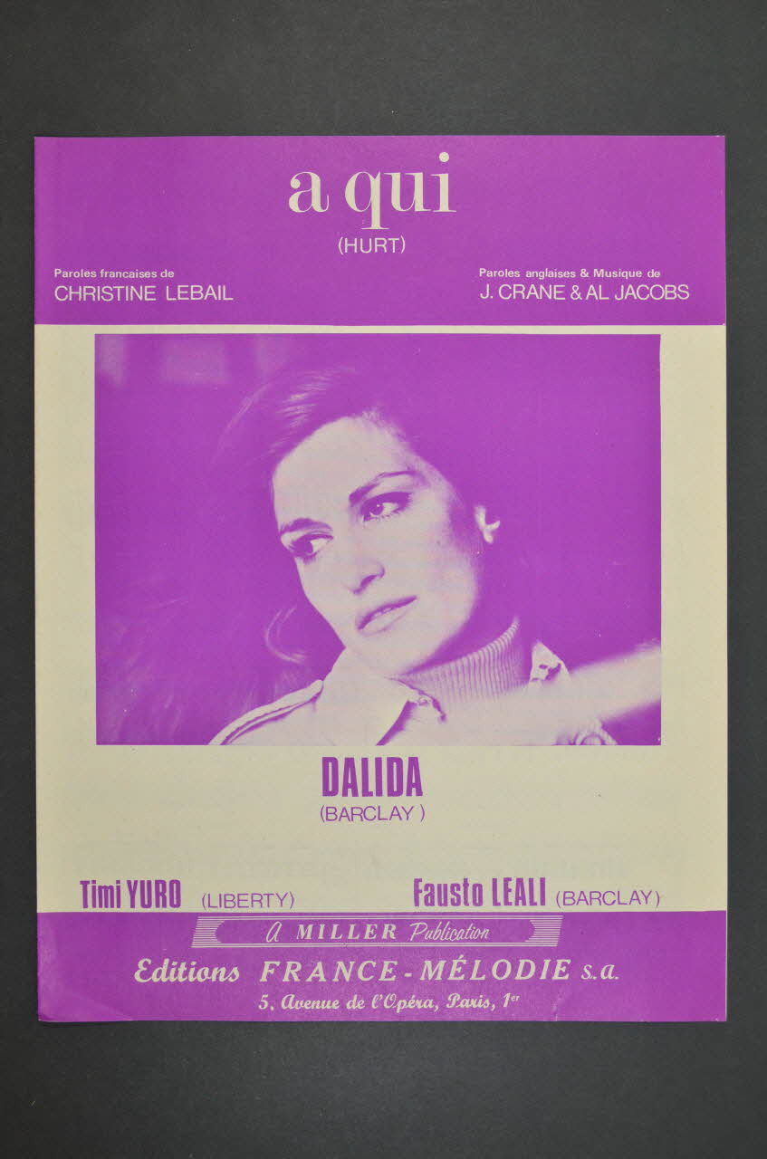 chanson petit format 1969.88.985 Photo Mucem