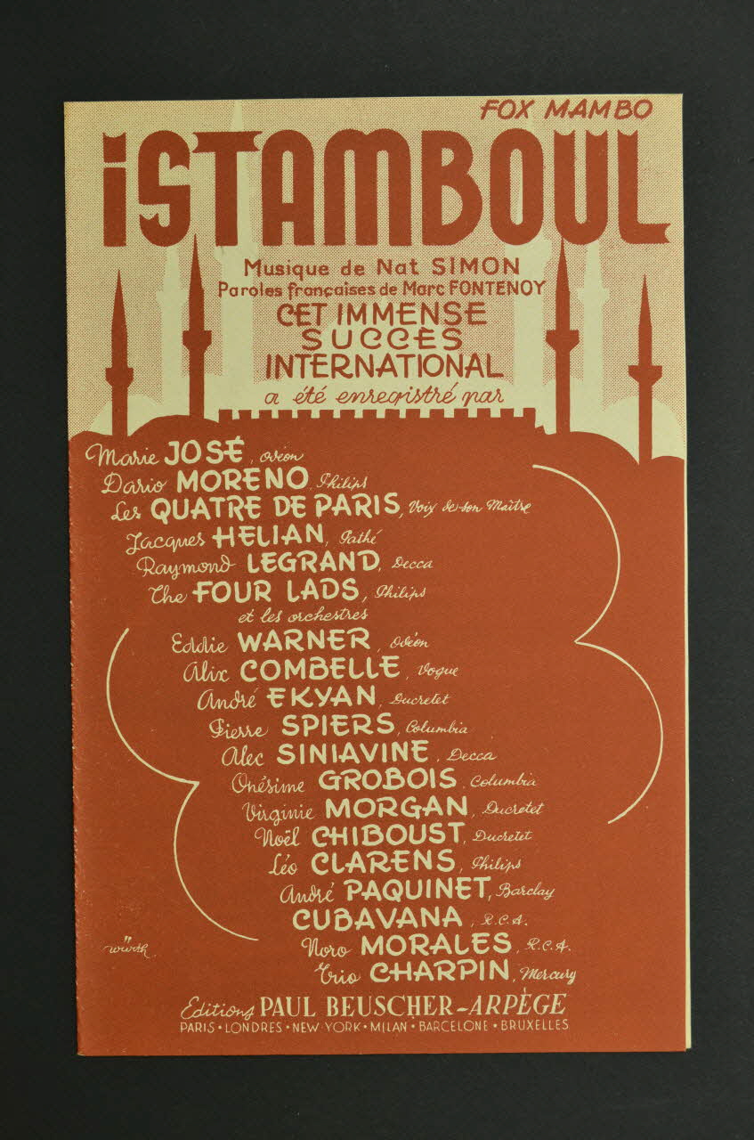 chanson petit format 1969.88.99 Photo Mucem