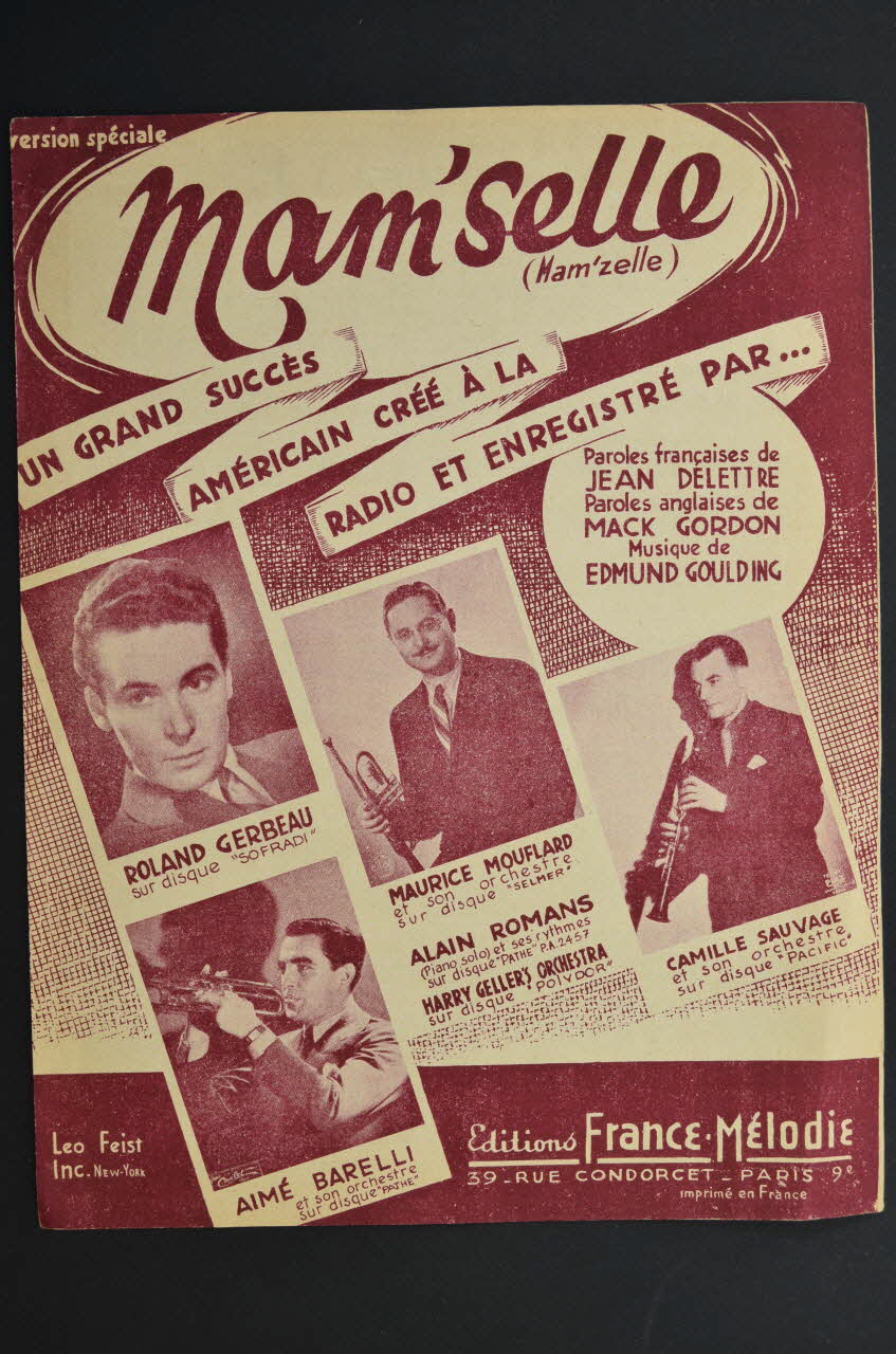 chanson petit format 1969.88.999 Photo Mucem