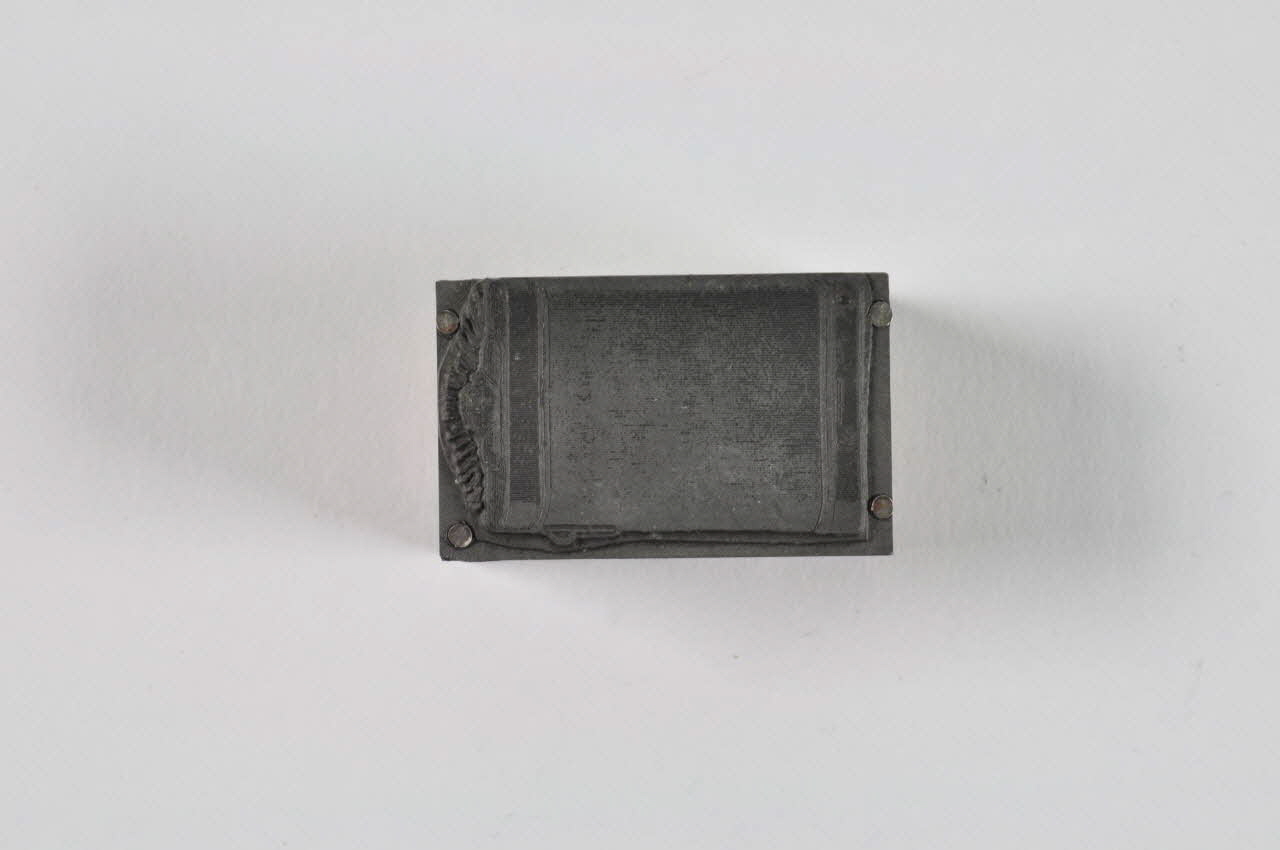 plaque d'impression 1972.110.1195 Photo Mucem