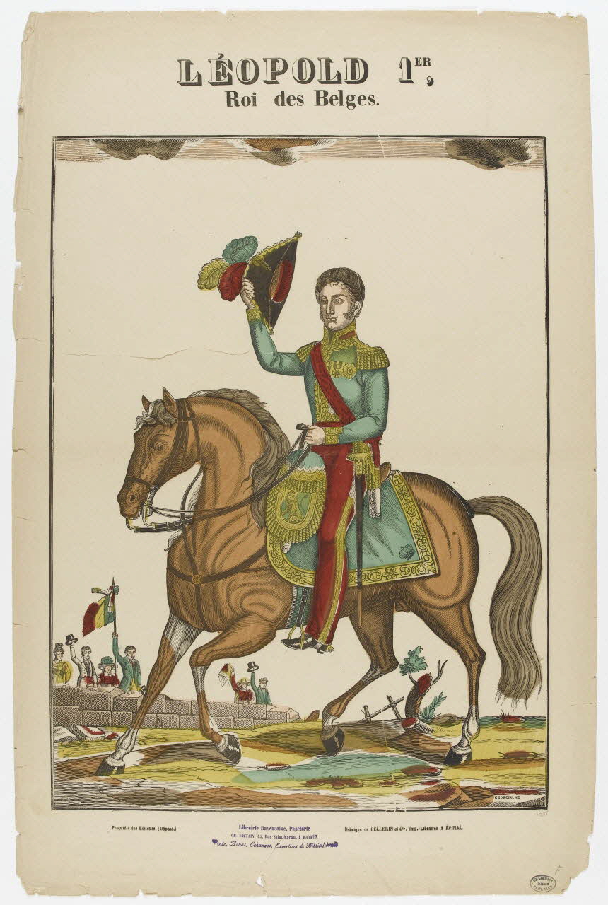 Pellerin ; François Georgin estampe LEOPOLD 1ER, Roi des Belges. Lorraine, France 1865 1950.39.742 Photo PHOTO RMN - THIERRY LE MAGE