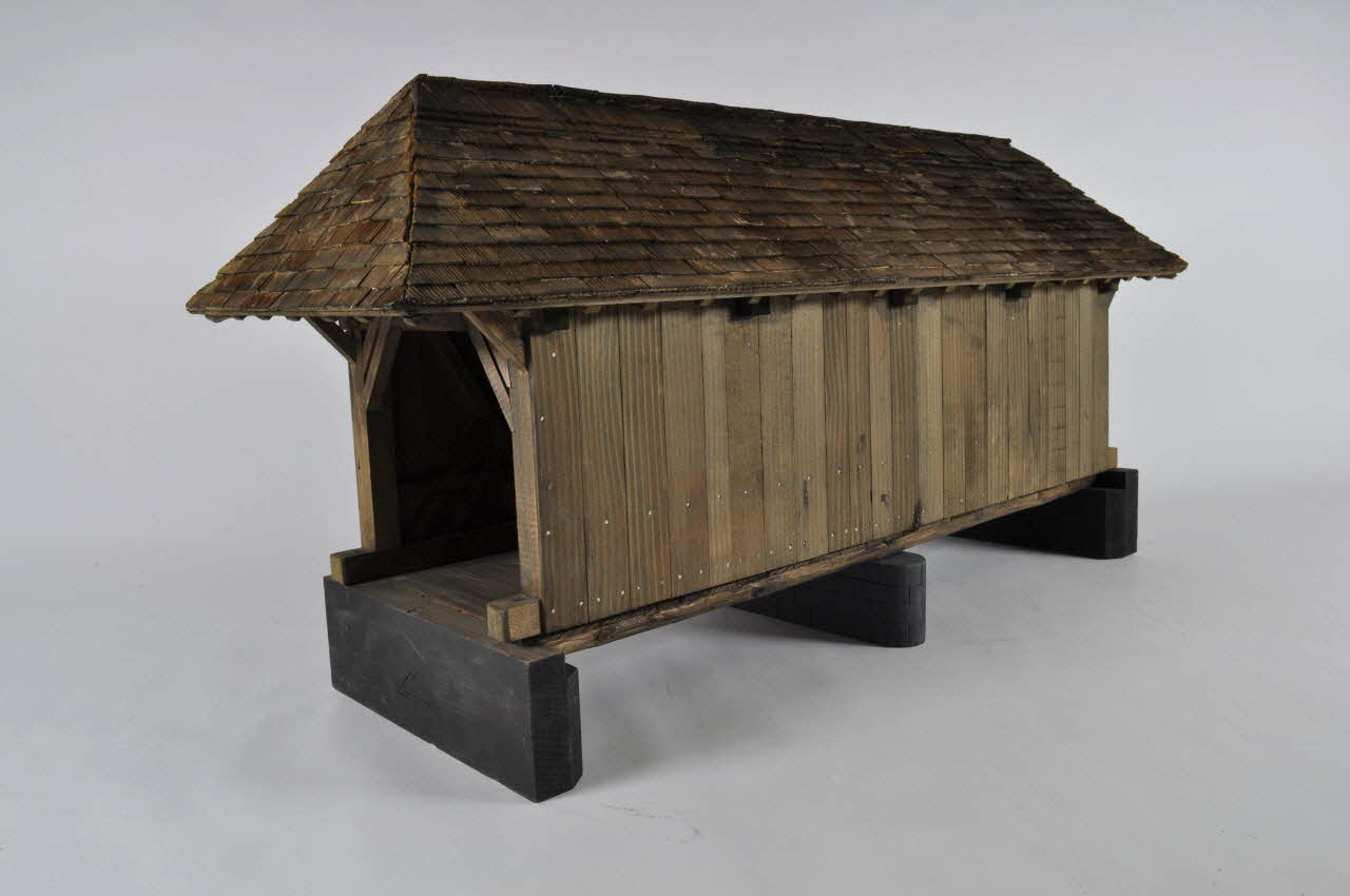 Ulysse Girad Noyer maquette d'édifice Richebourg-les-Abondances(Haute-Savoie) 1973 1973.29.1 Photo Mucem