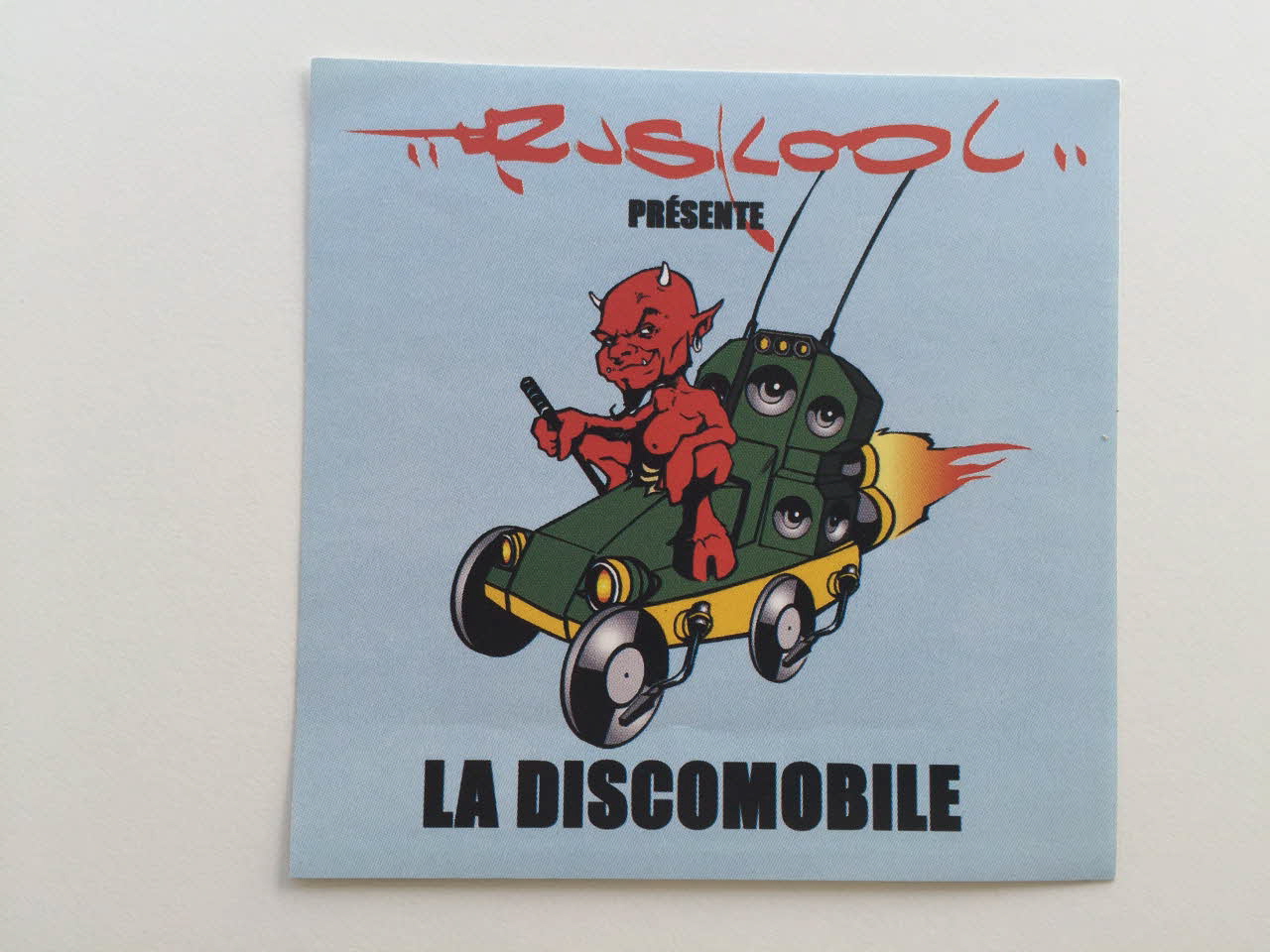 Truskool carte Sticker Midi-Pyrénées, France 2000-2001 2002.168.18.7 Photo