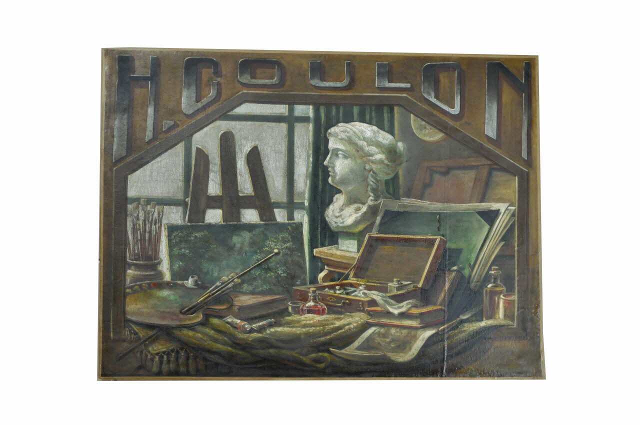 tableau L'atelier du peintre 1973.31.2 Photo Mucem