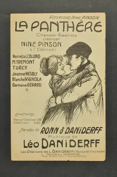 Léo Daniderff ; Emile Ronn chanson petit format 1912 1971.33.44  Photo Mucem