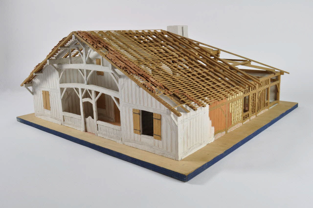 Hubert Charpentier maquette d'édifice Le-Canon(Gironde) 1973 1973.39.1 Photo Mucem