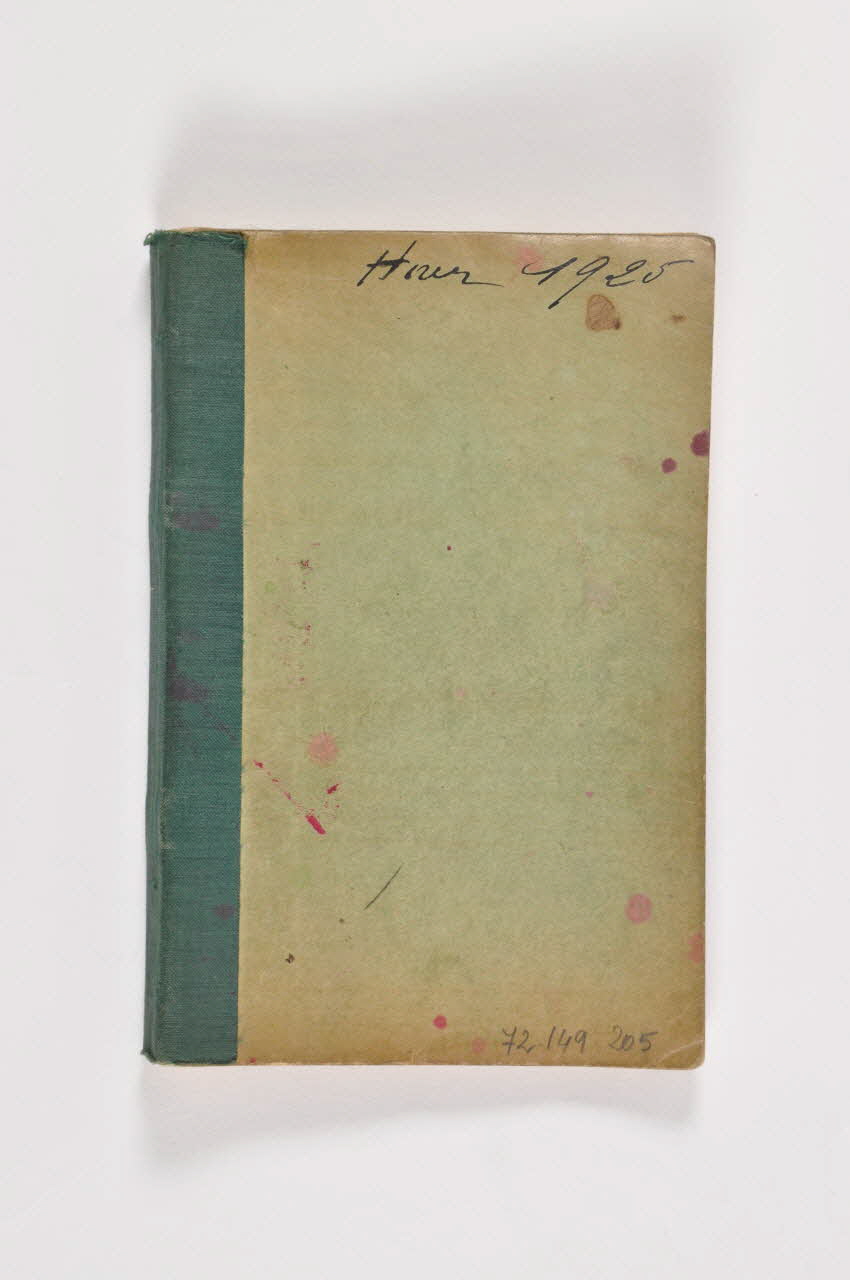 carnet 1925 1972.149.205 Photo Mucem