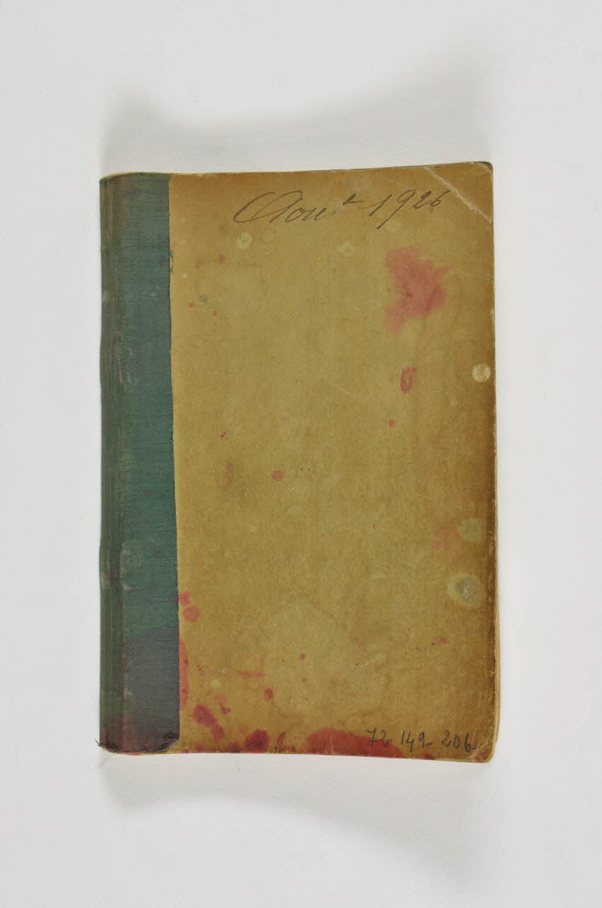 carnet 1926 1972.149.206 Photo Mucem
