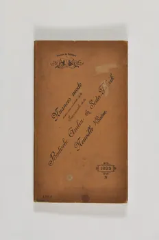 CARNET D'ECHANTILLONS 1895 1972.149.225 Photo Mucem