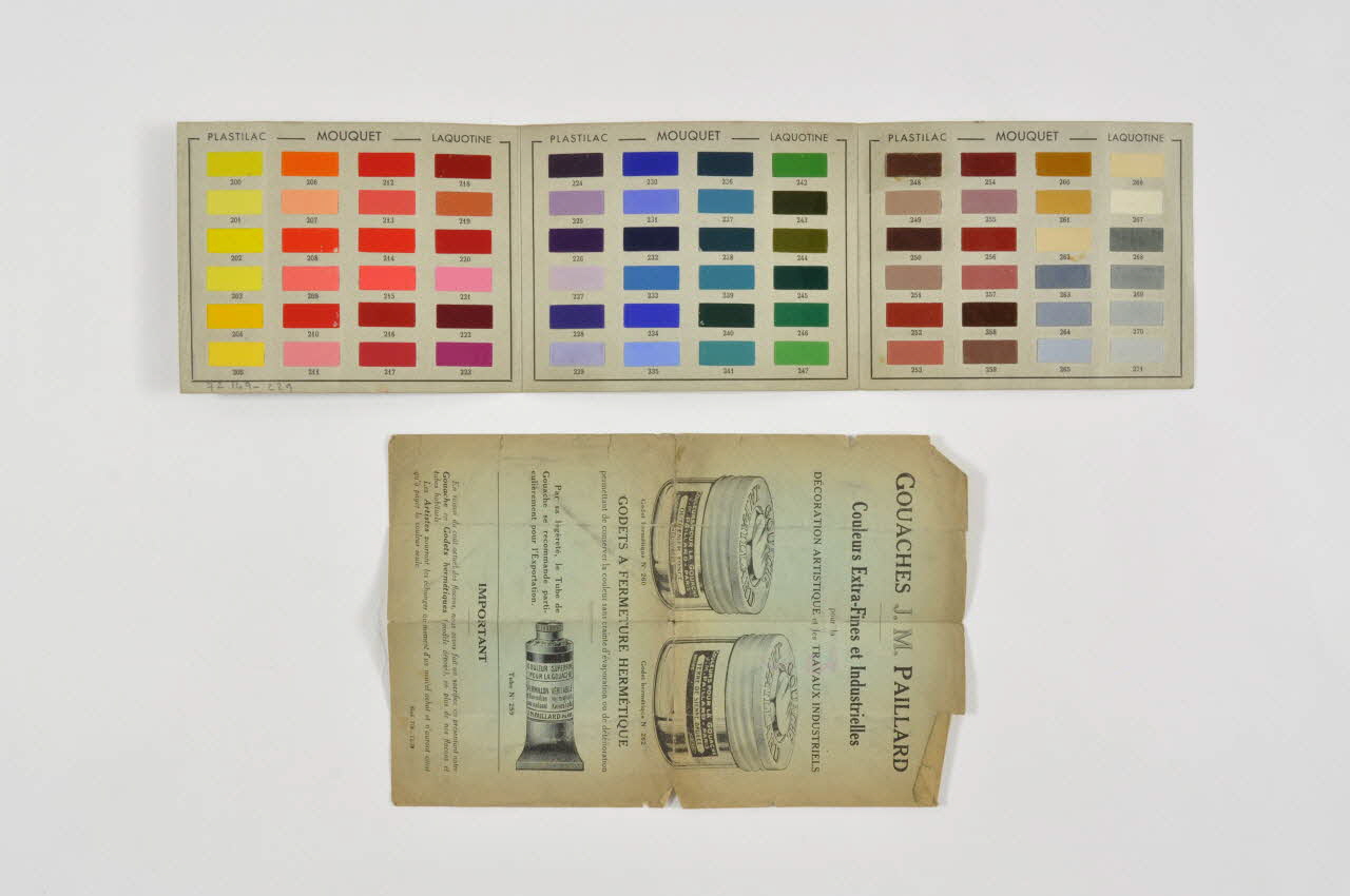 CARNET D'ECHANTILLONS 1972.149.229  Photo Mucem