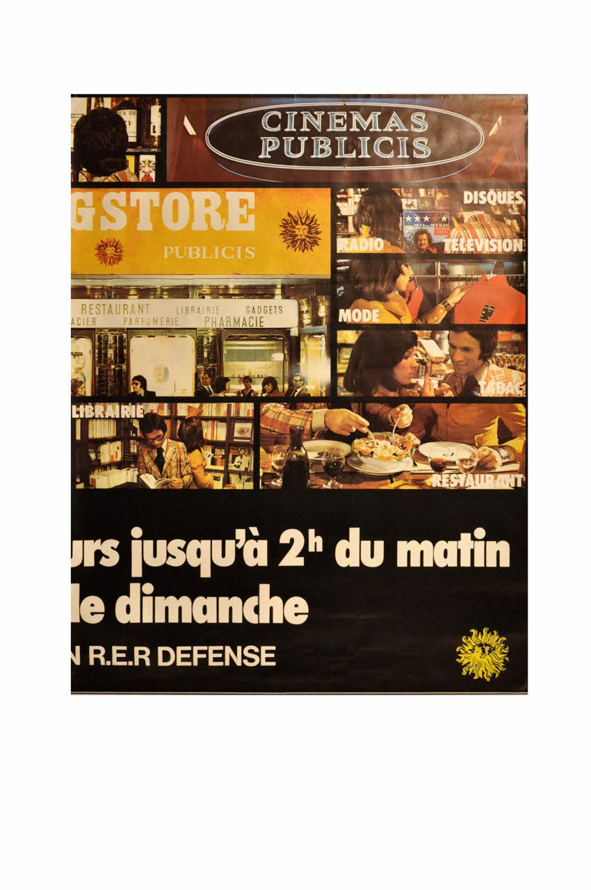 Publicis-Conseil ; Bedos Et Cie affiche 1973/2/2 1973.40.184.2 Photo Mucem