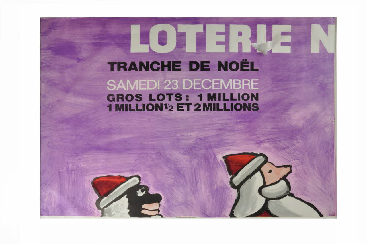 Raymond Savignac ; Métrobus Publicité ; Lalande-Courbet affiche 1972/12/14 1973.40.23.1 Photo Mucem