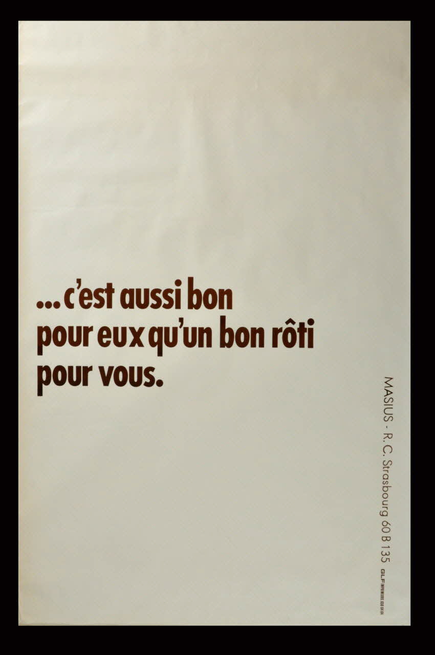 Métrobus Publicité ; G.L.F affiche 1972/12/28 1973.40.24.8 Photo Mucem