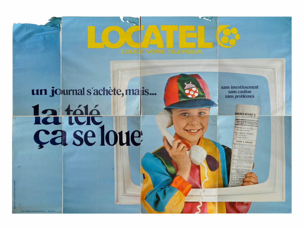 Métrobus Publicité ; Repro affiche 1972/12/1 1973.40.65.1-8 Photo Mucem