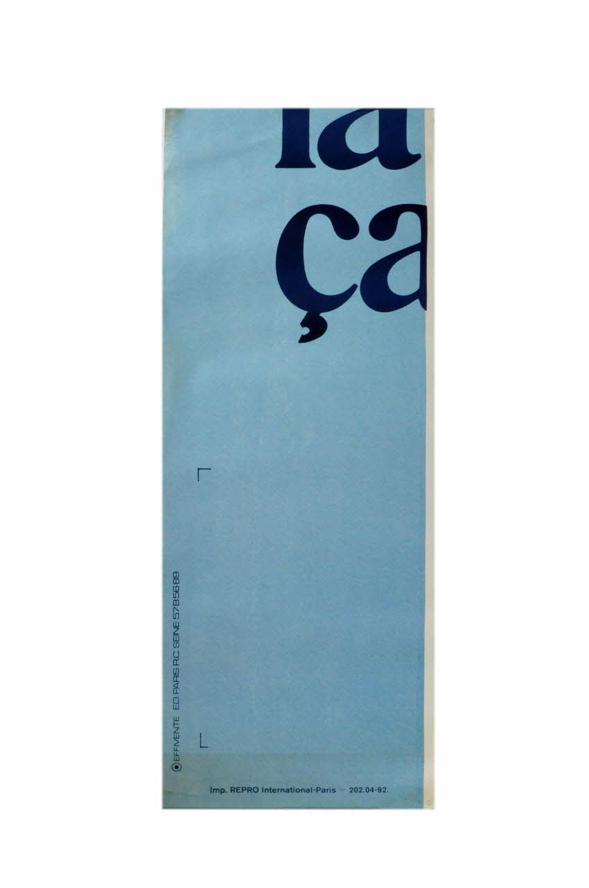 Métrobus Publicité ; Repro affiche 1972/12/1 1973.40.65.2 Photo Mucem