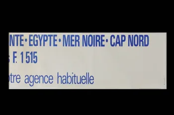 Jean Colin ; Imprimerie A. Karcher affiche 1973/1/16 1973.40.80.2 Photo Mucem