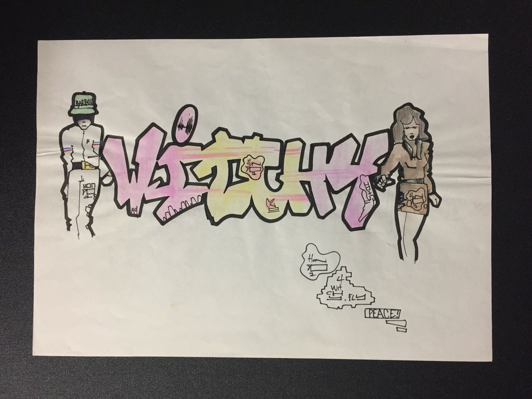 Hondo dessin Dessin original France 1989 2004.69.22 Photo