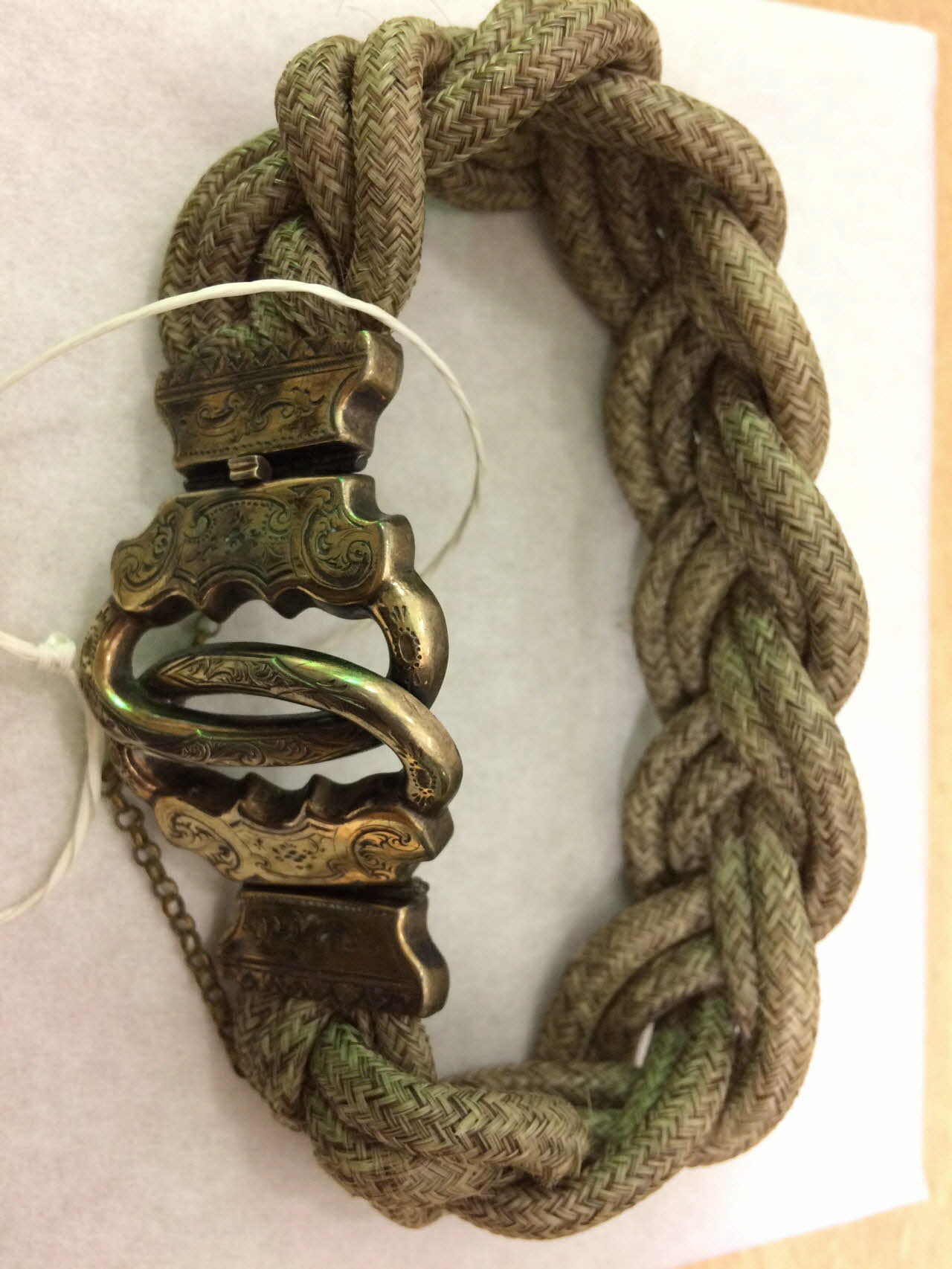 bracelet en cheveux 1943.46.3 Photo