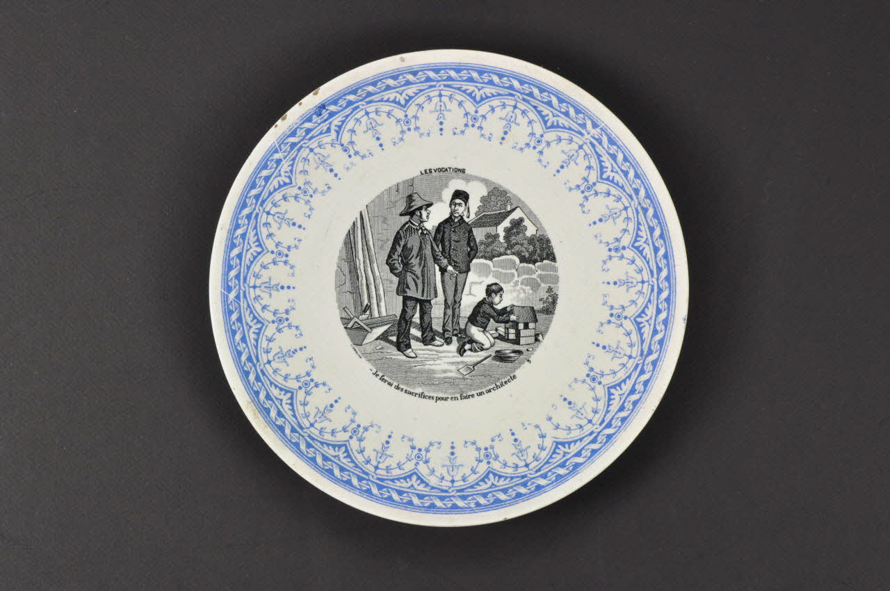 assiette plate 1973.44.5 Photo Mucem
