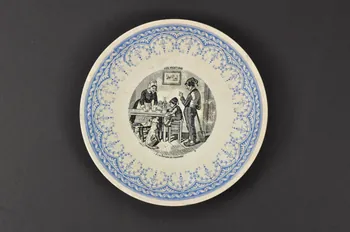 assiette plate 1973.44.6 Photo Mucem