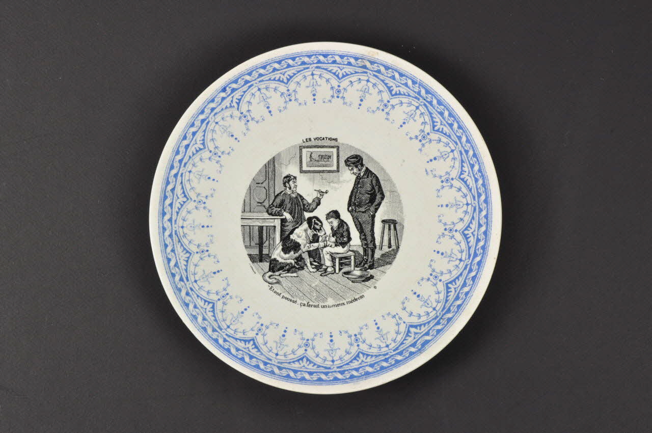 assiette plate 1973.44.7 Photo Mucem