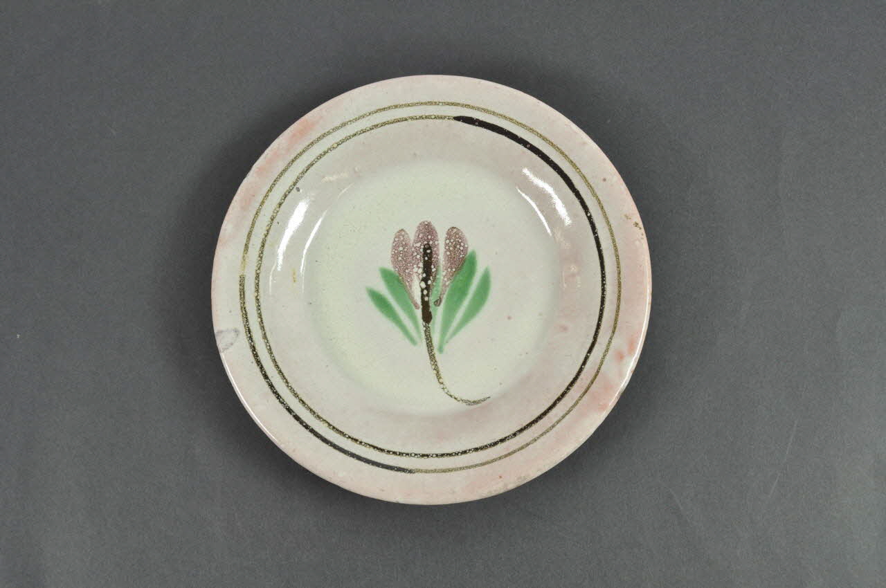 Poterie La Villa assiette Pays de la Loire, France 1900 1937.53.23.13 Photo Mucem