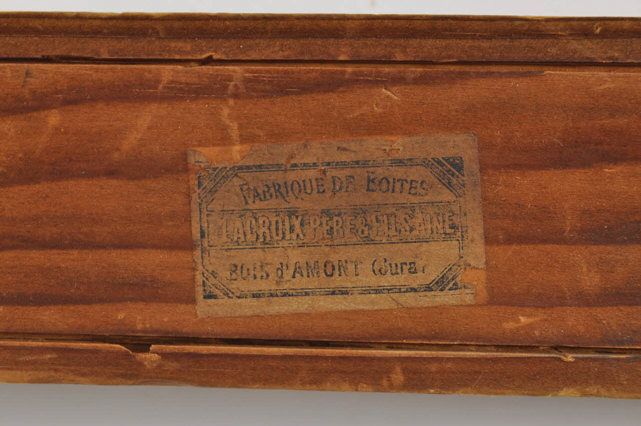 Lacroix Père et Fils Aine plumier Franche-Comté, France 1878 1974.49.249.1-2 Photo Mucem