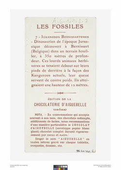 Edition de la Chocolaterie d'Aiguebelle carte réclame chromo Rhône-Alpes, France 1900-1919 1996.40.440.6 Photo