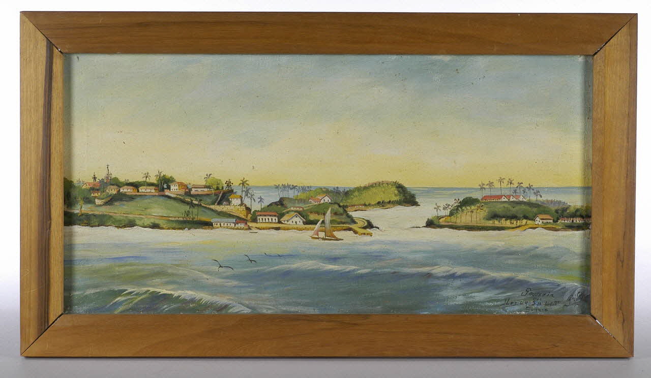 Louis Joseph Ulysse Grilly tableau Souvenir des Iles du Salut Guyane, France 1933-1937 2001.41.12 Photo