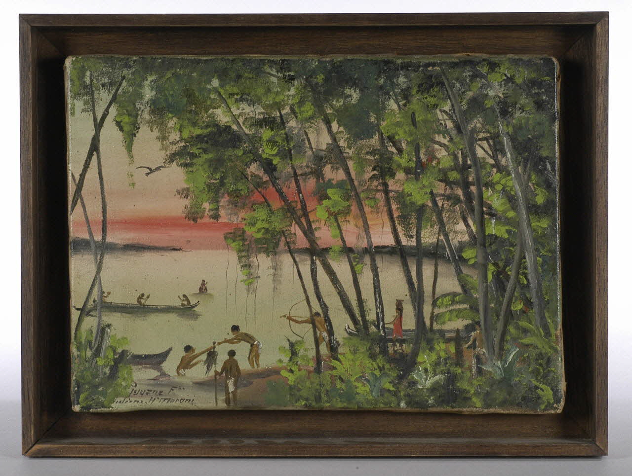 Daniel Capbal tableau Guyane Fse - Indiens - Ht Maroni Guyane, France 1930-1940 2001.41.24.1-2 Photo