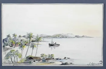 Laperre Jules César Joseph dessin Oyapoc-Regina.  Guyane-Fse. Guyane, France 1925-1935 2001.41.65  Photo