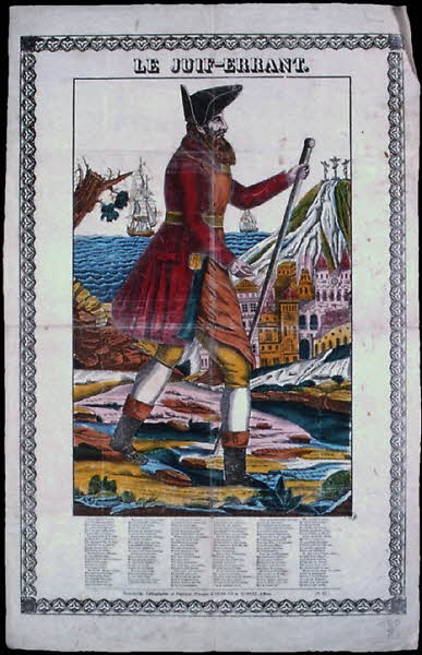 Adrien N. Dembour ; Charles Nicolas Gangel estampe LE JUIF-ERRANT. Lorraine, France 1840-1852 1950.39.2376 Photo