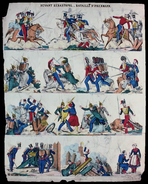 Charles Nicolas Gangel à registres (4) DEVANT SEBASTOPOL  BATAILLE D'INKERMANN. Metz 1854-1858 1946.106.18 Photo