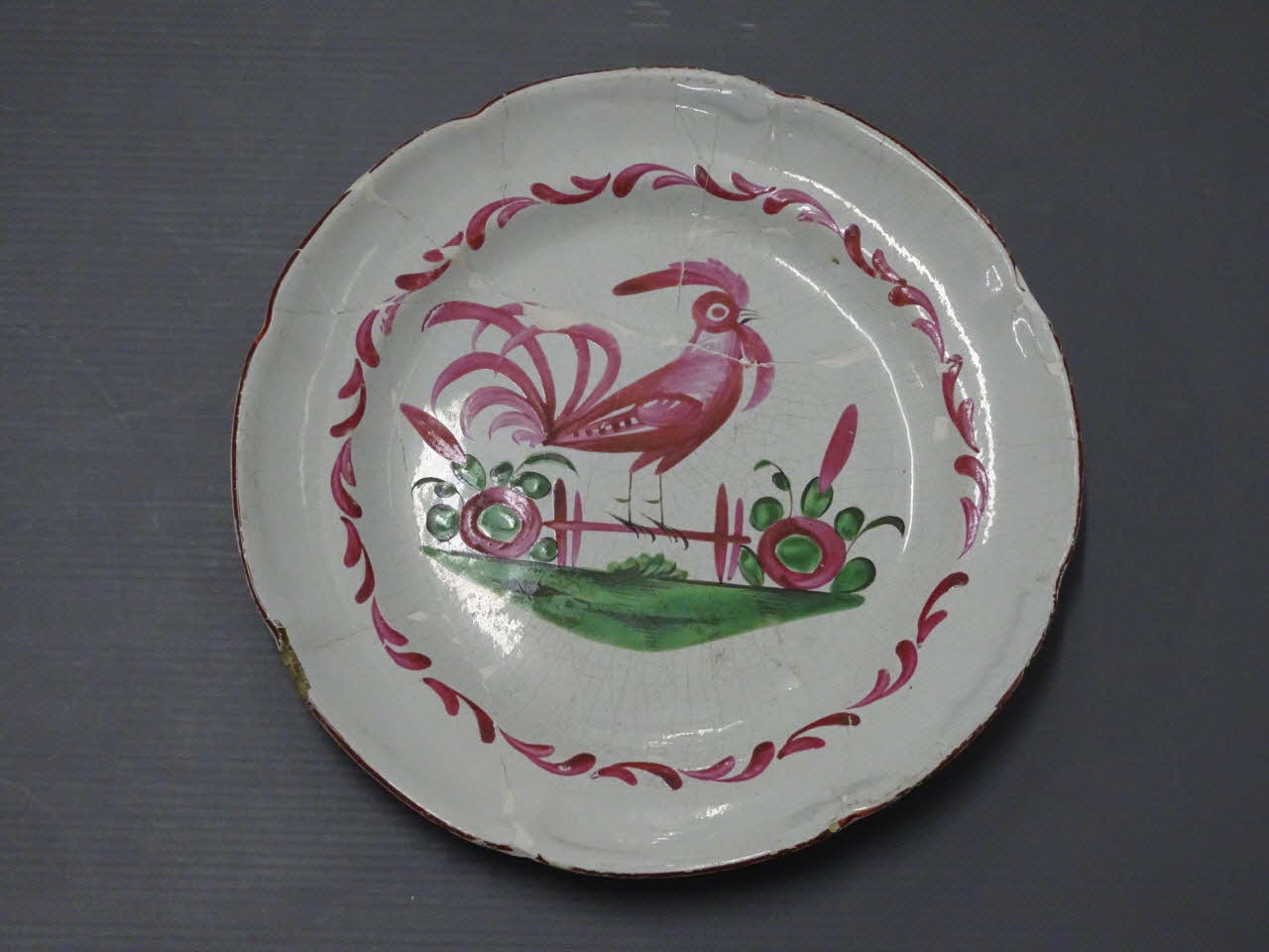 assiette plate Lorraine, France 1850 1943.37.78 Photo