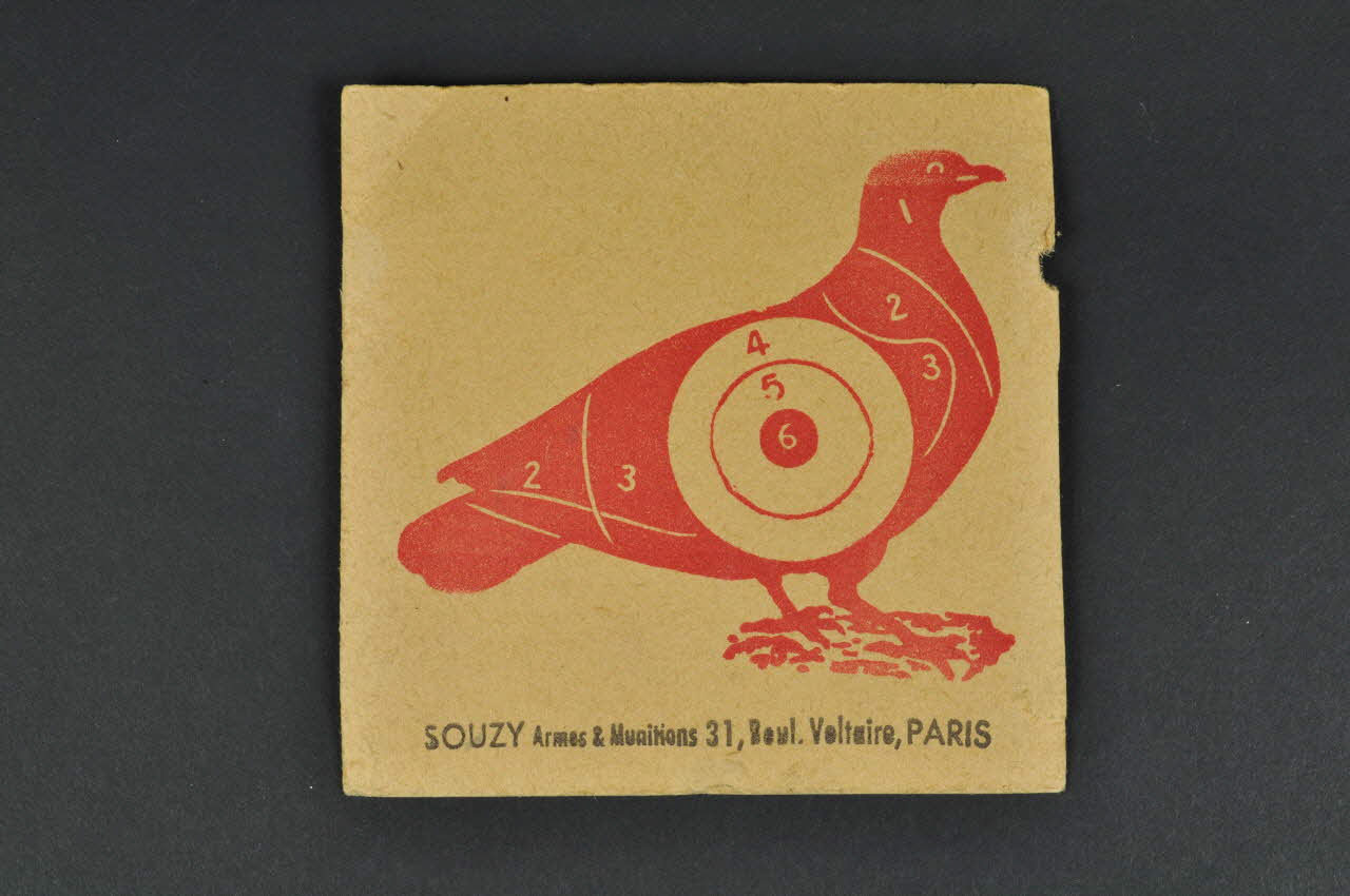 Souzy cible de tir forain Paris 16ème 1920-1940 1975.10.47.2  Photo Mucem