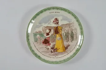 assiette plate Bains de mer 1938.128.6 Photo Mucem
