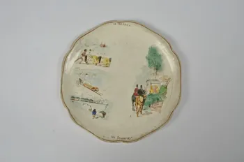 assiette plate Île-de-France, France 1972 1972.19.1 Photo Mucem