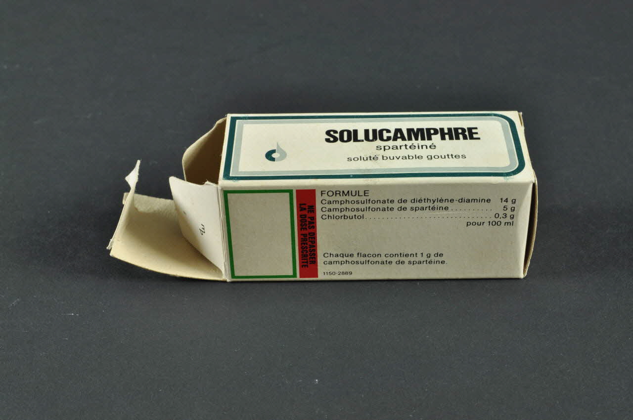 boîte de solucamphre 1977 1977.60.34.1 Photo Mucem