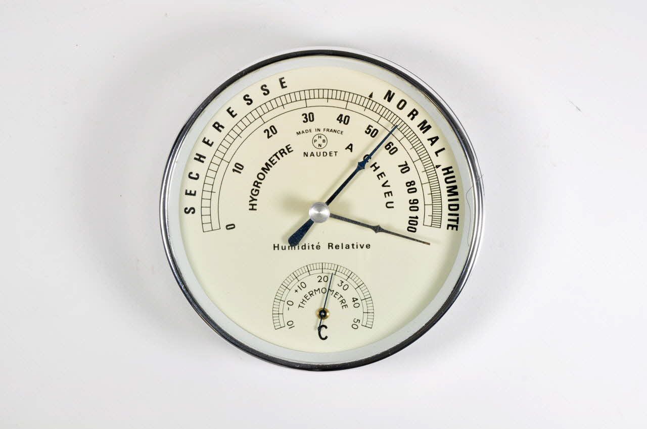 Caroline Naudet hygromètre-thermomètre 1977 1977.60.39 Photo Mucem